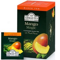 Arbata AHMAD ALU MANGO, vokeliuose 20 vnt po 2 g