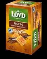Aromatizuota raudonoji arbata LOYD, medaus ir vanilės skonio, 20 x 2g