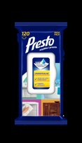 Drėgnos servetelės "Presto Clean"universalios, 120 vnt.