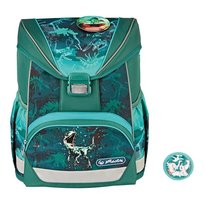 Forminė kuprinė Herlitz UltraLight Green Rex, 36 x 28 x 21 cm