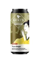 Gaivusis arbatos gėrimas KOMBUCHA GENYS, YUZU GINGER 0,44l, skardinė