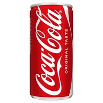 Gazuotas gaivusis gėrimas COCA-COLA, 0,2 l, skardinė