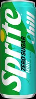 Gazuotas gaivusis gėrimas SPRITE, Zero Sugar, Chill Mint, 0,33 l, skardinė