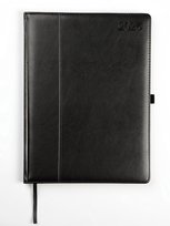 Kalendorius AMBASSADOR BLACK EDITION 2026, PU, A4, juoda (Baltic)