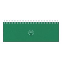 Kalendorius MEMO ECO 2026, 290 x 110 mm, kartoninis, žalios sp.