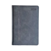 Kalendorius PREMIER PLUS 2026, PU, A5, juoda LT
