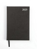 Kalendorius STANDARD 2025, PVC, A5, matinė juoda