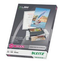 Laminavimo vokeliai Leitz, A4, 216x303 mm, 125 mik., UDT, blizgūs, 100 vnt.