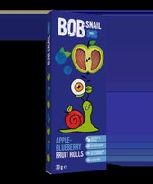 Obuolių ir mėlynių suktinukai BOB SNAIL, 30 g