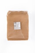 Popieriniai šiaudeliai, rudi, D 8 mm, L 24 cm, 500 vnt