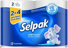 Popierinis rankšluostis SELPAK, 3 sluoksniai, 160 lapeliai, 2 x 21m.