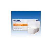 Rankų valymo servetėlės WEPA, LPCB2150, 2 sl., 150 serv., 24 x 24 cm, balta sp.