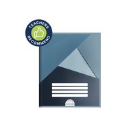 Sąsiuvinis langeliais, 12 lapų. Vidinių lapų gramatūra – 75 g/m2.