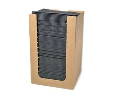 Servetėlės CHIC Airlaid, 20 x 20 cm, juodos spalvos, 100 vnt