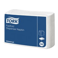 Servetėlės TORK Universal  N2, balta sp., 1 sl., 300 servt., 30 x 25cm 10933