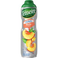 Sirupas TEISSEIRE, persikų skonio, be cukraus, 0,6l