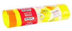 Šiukšlių maišai MERKANTS 50l., geltoni