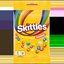 Kramtomieji saldainiai SKITTLES Smoothies, vaisių ir jogurto skonio,95 g
