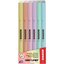 Teksto žymekliai KORES HIGH LINER PASTEL 6 spalvų rinkinys