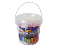 Spalvota kreida JOVI Classcolor Street, kibirėlyje, 7 spalvos, 20 kreidelių