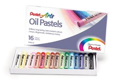 Spalvoti pieštukai PENTEL ARTS, šešiabriauniai, akvareliniai, 12 vnt.