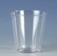 Stikliukai, vienkartiniai, 20 ml, 3,9 x 4,1 cm, 40 vnt., skaidrūs, PS