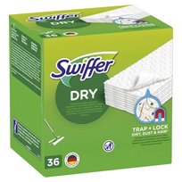 Swiffer Sweeper sausos šluostės, papildymas 36vnt