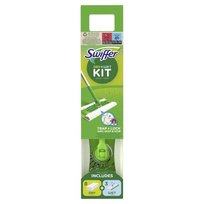 Swiffer Sweeper Starter Kit XXL: šluota,sausos serv.8vnt ir šlapios serv.3vnt