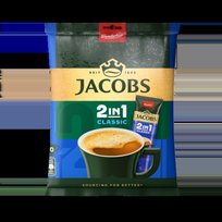 Tirpiosios kavos gėrimas JACOBS Classic 2in1, maišeliuose, 10 x 12.4 g
