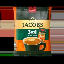 Tirpiosios kavos gėrimas JACOBS Original 3 in 1, maišelis, 20 x 12,6 g