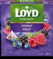 Vaisinė arbata LOYD, miško uogų skonio, 50 x 2g