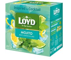 Vaisinė arbata LOYD, mojito skonio, 20 x 1.7g