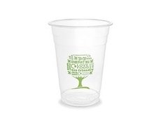 Vienkartinės stiklinės VEGWARE GreenTree, PLA, 480 ml, 50 vnt