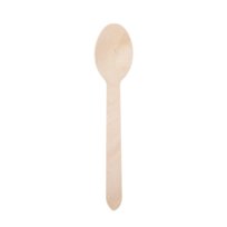 Vienkartinis šaukštas, medis, L 16 cm, 100 vnt
