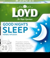 Žolelių arbata LOYD Good Night Sleep, 20 x 2g