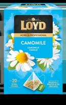Žolelių arbatos gėrimas LOYD HORECA ramunėlių skonio, piramidė, 20 x 1,5g